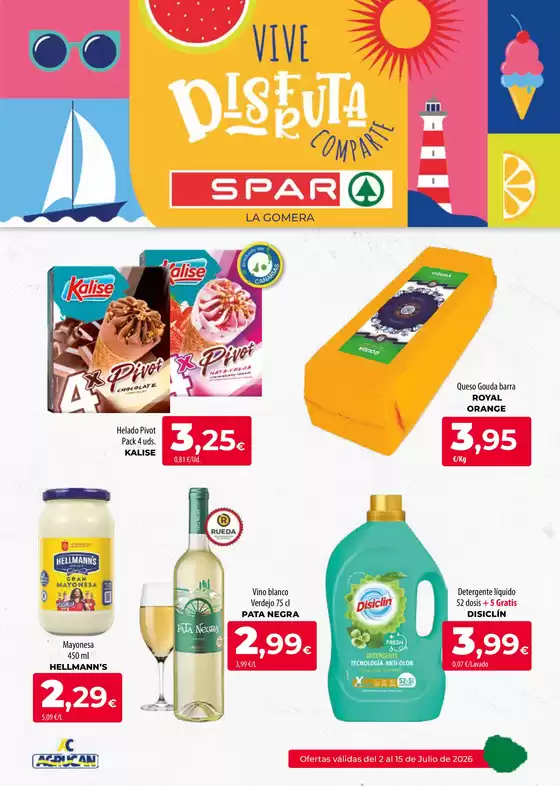 Catálogo Spar Tenerife | Ofertas válidas del 2 al 15 de Julio de 2026 | 2026-07-02T00:00:00.000Z - 2026-07-15T00:00:00.000Z