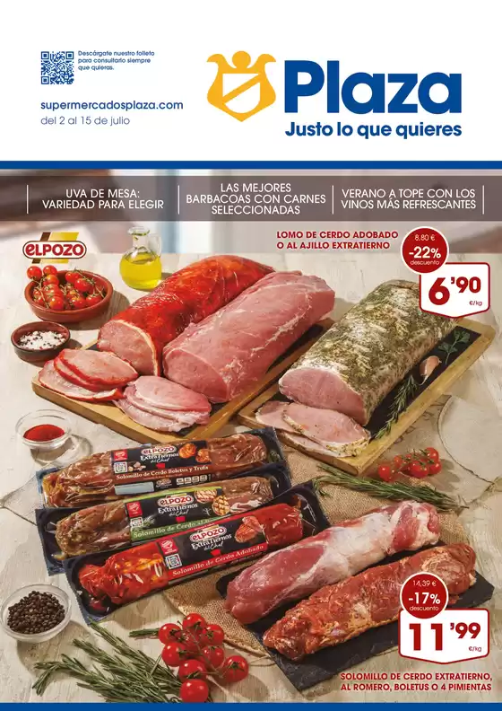 Catálogo Supermercados Plaza | Del 2 al 15 de julio | 2026-07-02T00:00:00.000Z - 2026-07-15T00:00:00.000Z