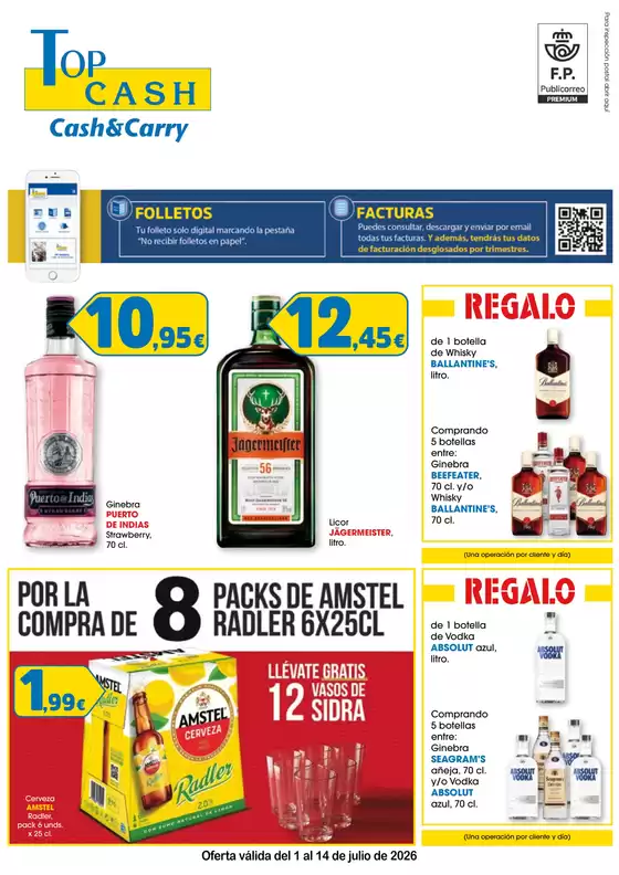 Catálogo Top Cash | Oferta válida del 1 al 14 de julio de 2026 | 2026-07-03T00:00:00.000Z - 2026-07-14T00:00:00.000Z
