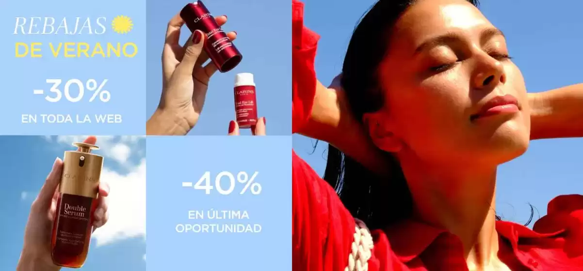 Catálogo Clarins en Galápagos | Rebajas De Verano | 2026-07-03T00:00:00.000Z - 2026-07-16T00:00:00.000Z