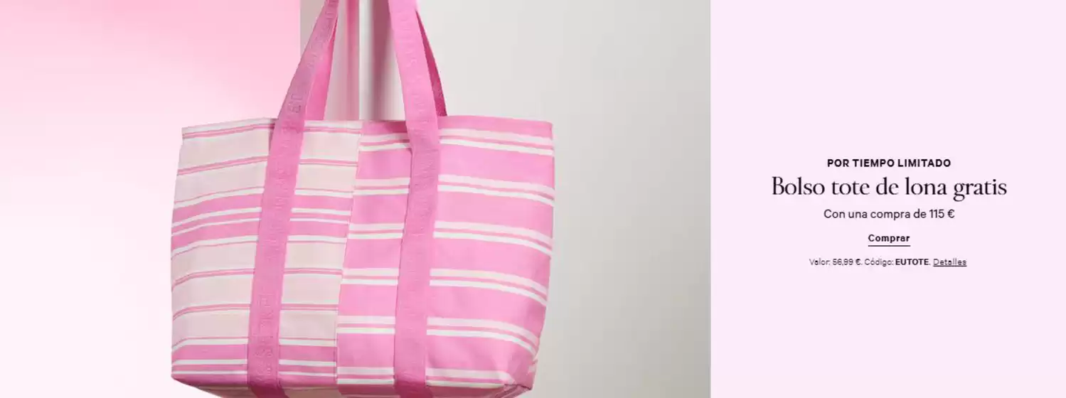 Catálogo Victoria's Secret en Ávila | Bolso tote de lona gratis | 2026-07-03T00:00:00.000Z - 2026-07-06T00:00:00.000Z