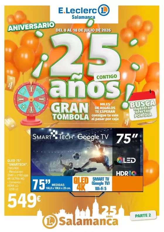 Catálogo E.Leclerc en Maó | ANIVERSARIO 2 | 2026-07-08T00:00:00.000Z - 2026-07-18T00:00:00.000Z