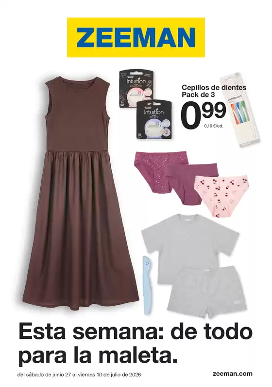 Catálogo ZEEMAN en Aranguren | Esta semana: de todo para la maleta. | 2026-07-06T00:00:00.000Z - 2026-07-10T00:00:00.000Z