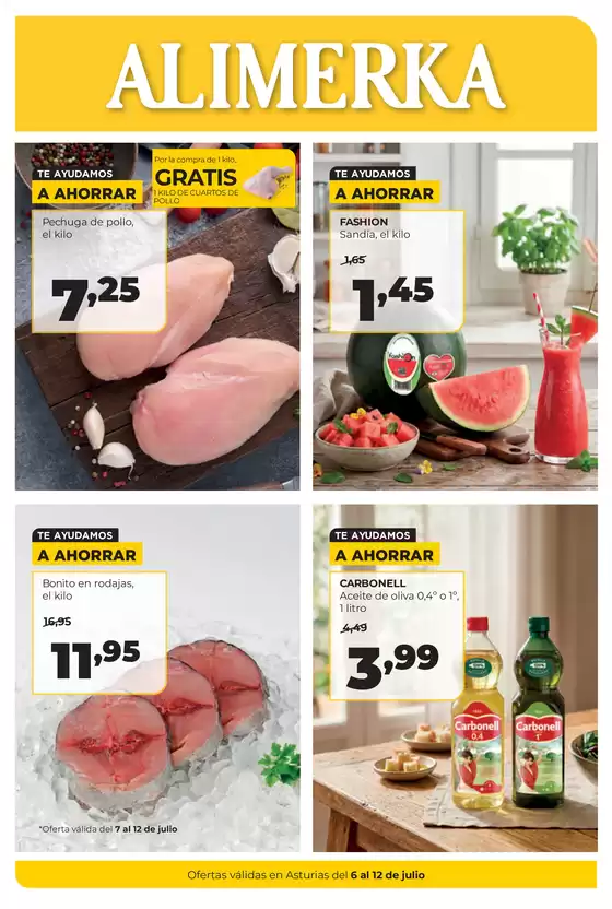 Catálogo Alimerka | Ofertas válidas en Asturias del 6 al 12 de julio | 2026-07-06T00:00:00.000Z - 2026-07-12T00:00:00.000Z