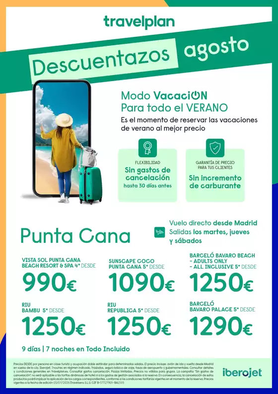 Catálogo Travelplan | Descuentazos agosto Punta Cana | 2026-08-01T00:00:00.000Z - 2026-08-31T00:00:00.000Z