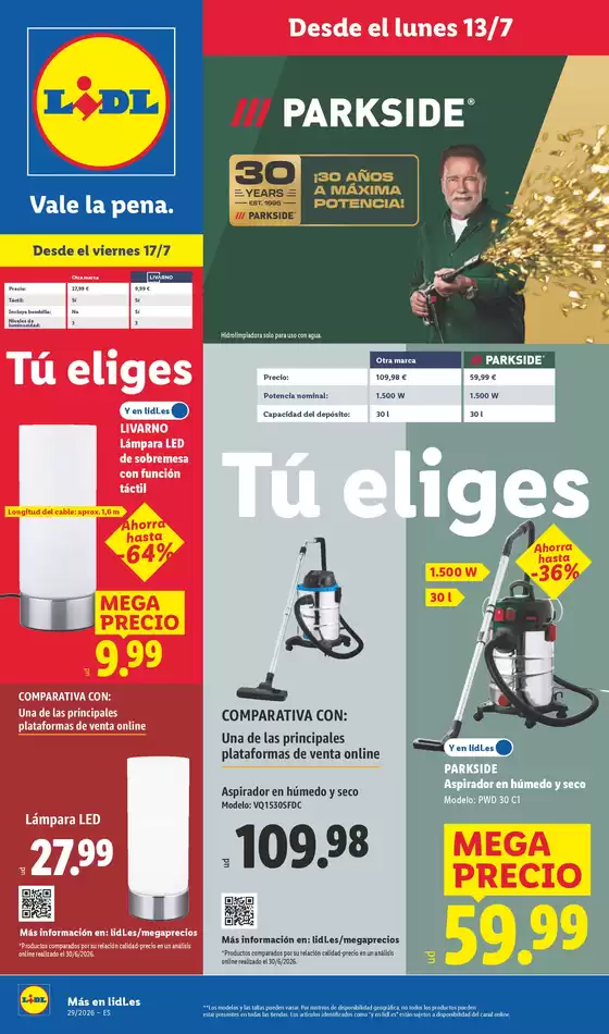 Catálogo Lidl en Linares | ¡Bazar Lidl!- Ofertas válidas del 13/07 al 19/07 | 2026-07-13T00:00:00.000Z - 2026-07-19T00:00:00.000Z