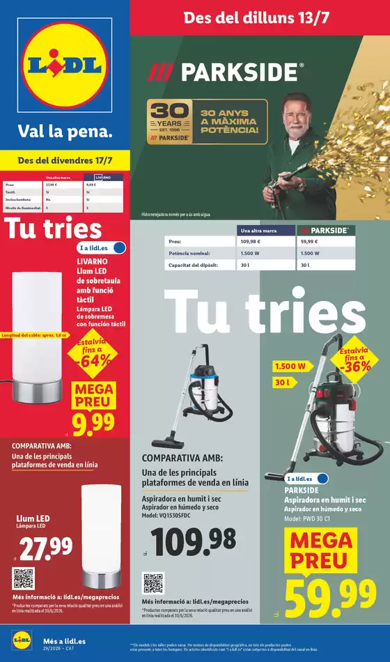 Catálogo Lidl en Bellaterra | ¡Bazar Lidl!- Ofertas válidas del 13/07 al 19/07 | 2026-07-13T00:00:00.000Z - 2026-07-19T00:00:00.000Z