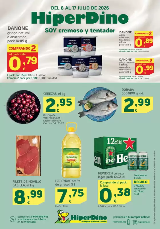 Catálogo HiperDino | Ofertas desde el 08 julio | 2026-07-08T00:00:00.000Z - 2026-07-17T00:00:00.000Z