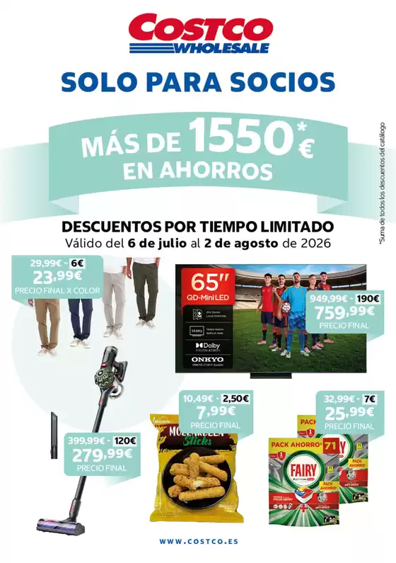 Catálogo Costco | Válido del 6 de julio al 2 de agosto de 2026 | 2026-07-06T00:00:00.000Z - 2026-08-02T00:00:00.000Z