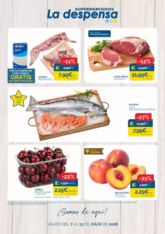 Catálogo Supermercados La Despensa | Somos de aquí! | 2026-07-07T00:00:00.000Z - 2026-07-13T00:00:00.000Z