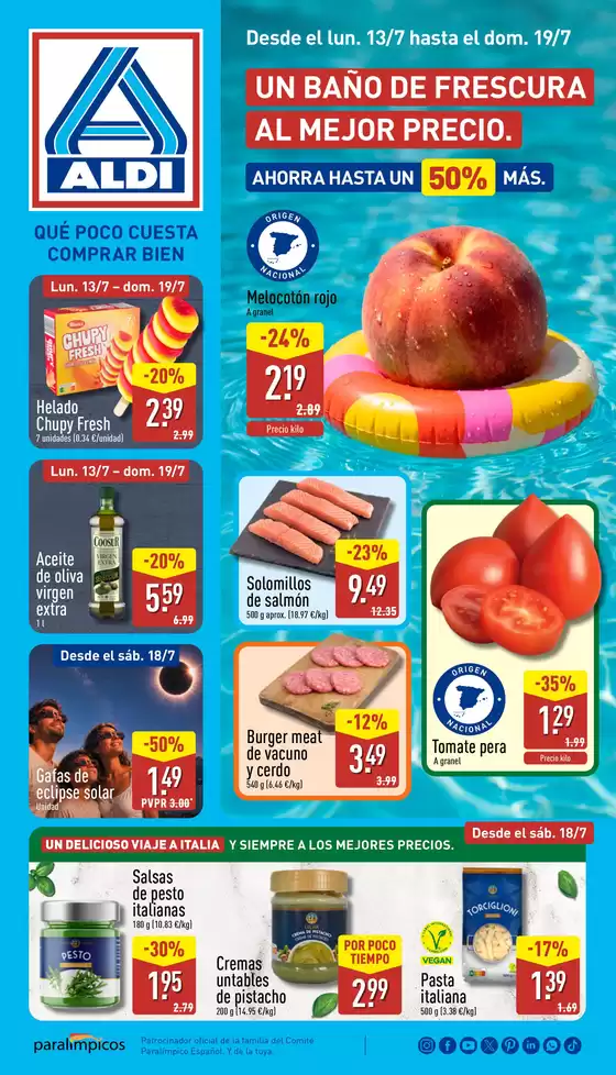 Catálogo ALDI | Qué poco cuesta comprar bien | 2026-07-13T00:00:00.000Z - 2026-07-17T00:00:00.000Z