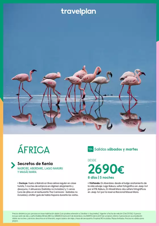Catálogo Travelplan en Coria del Río | Secretos de Kenia desde 2690€ | 2026-10-06T00:00:00.000Z - 2026-12-12T00:00:00.000Z