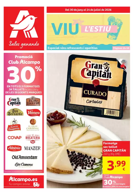 Catálogo Alcampo | Del 30 de juny al 14 de juliol de 2026 | 2026-07-08T00:00:00.000Z - 2026-07-14T00:00:00.000Z