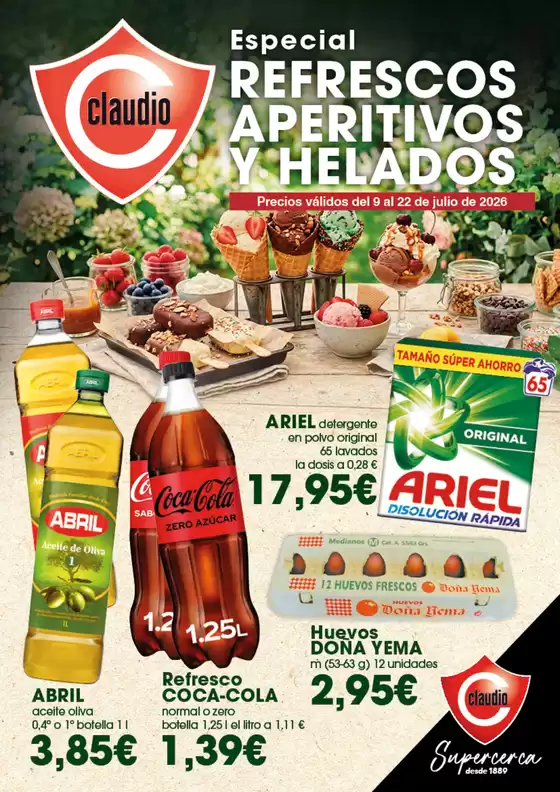 Catálogo Claudio | Precios válidos del 9 al 22 de julio de 2026 | 2026-07-09T00:00:00.000Z - 2026-07-22T00:00:00.000Z