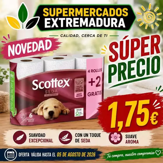 Catálogo Supermercados Extremadura | Novedad. | 2026-07-10T00:00:00.000Z - 2026-08-05T00:00:00.000Z