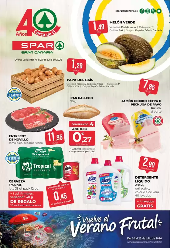 Catálogo SPAR Gran Canaria | Oferta válida del 10 al 23 de julio de 2026 | 2026-07-10T00:00:00.000Z - 2026-07-23T00:00:00.000Z
