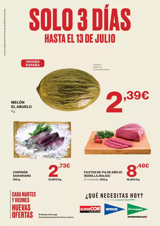 Catálogo El Corte Inglés | Precios válidos del 10 al 13 de julio de 2026 en Canarias. | 2026-07-10T00:00:00.000Z - 2026-07-13T00:00:00.000Z