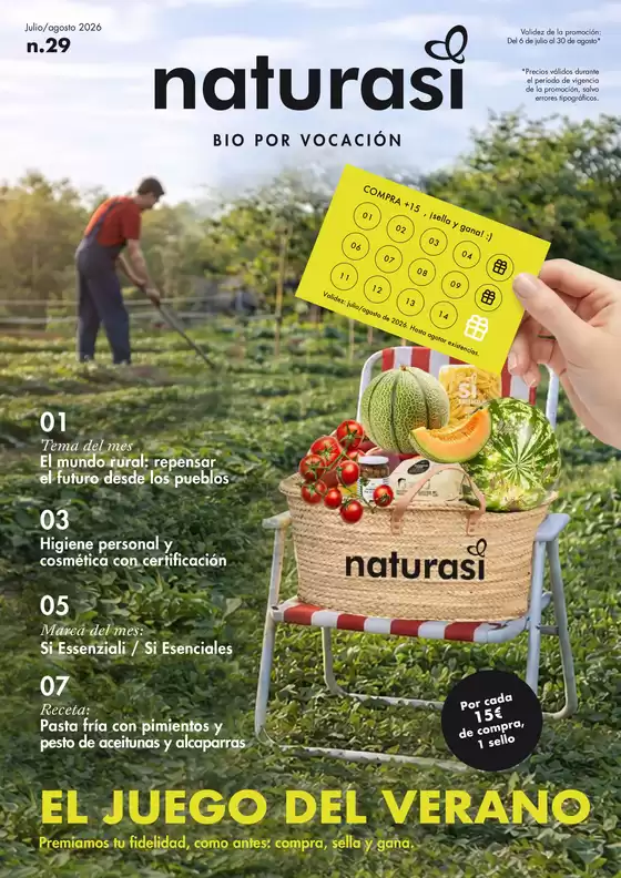Catálogo NaturaSí | Julio/Agosto 2026 | 2026-07-06T00:00:00.000Z - 2026-08-30T00:00:00.000Z