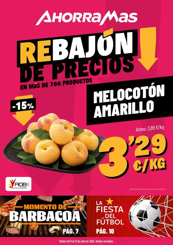 Catálogo Ahorramas | Rebajón De Precios | 2026-07-13T00:00:00.000Z - 2026-07-15T00:00:00.000Z