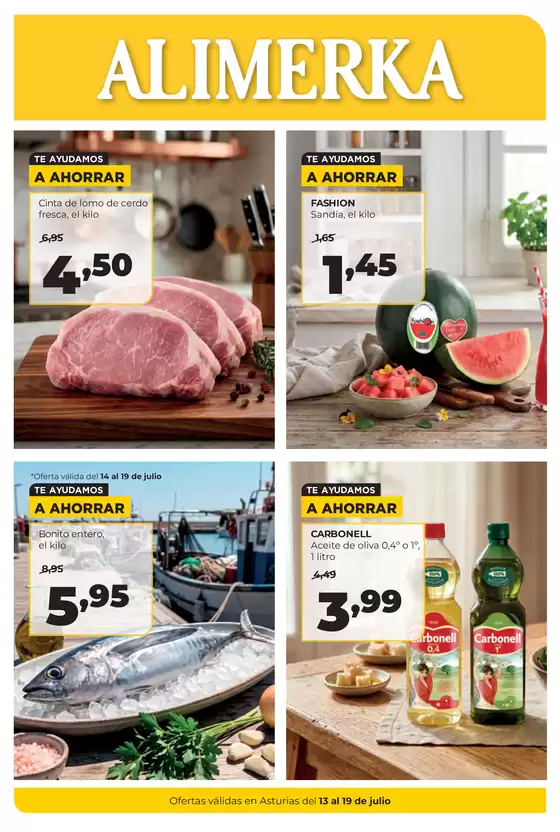 Catálogo Alimerka | Semanal del 13 al 19 de julio Asturias | 2026-07-13T00:00:00.000Z - 2026-07-19T00:00:00.000Z