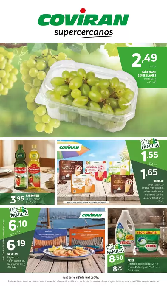 Catálogo Coviran | Vàlid del 14 al 25 de juliol de 2026 | 2026-07-14T00:00:00.000Z - 2026-07-25T00:00:00.000Z