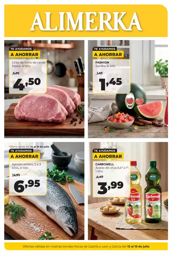 Catálogo Alimerka | Semanal del 13 al 19 de julio Castilla y León | 2026-07-13T00:00:00.000Z - 2026-07-19T00:00:00.000Z