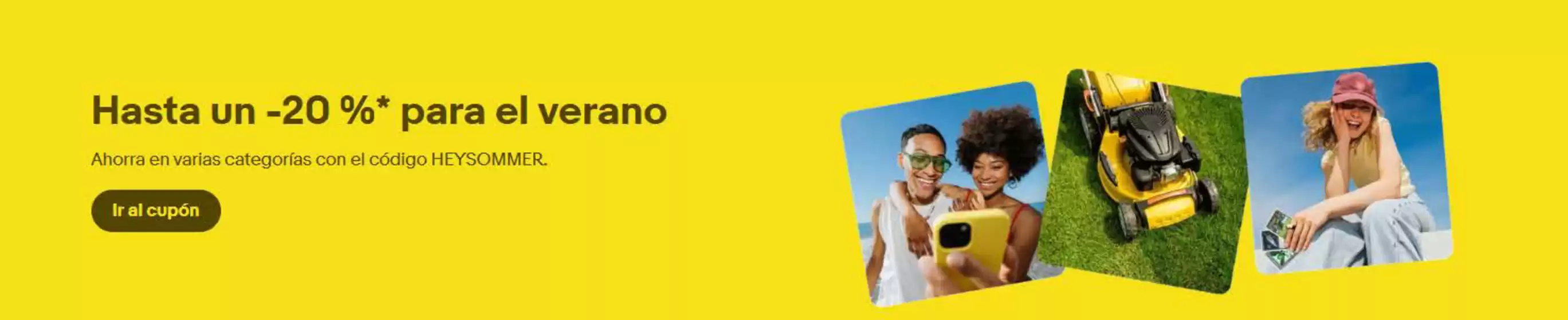 Catálogo eBay | Hasta un -20% para el verano | 2026-07-13T00:00:00.000Z - 2026-07-22T00:00:00.000Z