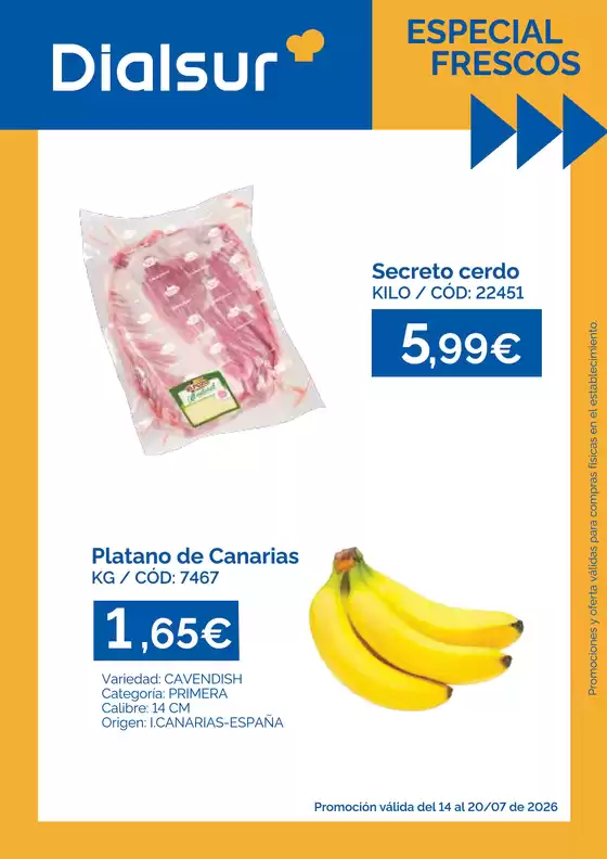 Catálogo Dialsur Cash & Carry | Especial Frescos | 2026-07-14T00:00:00.000Z - 2026-07-20T00:00:00.000Z