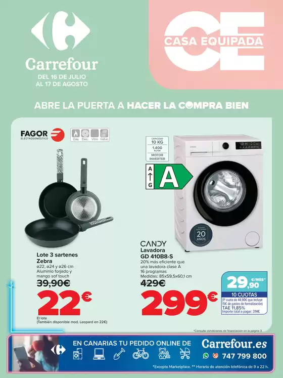 Catálogo Carrefour en Logroño | EQUIPA TU VIVIENDA - ELECTRO | 2026-07-16T00:00:00.000Z - 2026-08-17T00:00:00.000Z