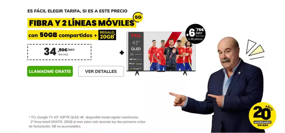 Catálogo MÁSmóvil | Es Fácil Elegir Tarifa, Si Es A Este Precio | 2026-07-14T00:00:00.000Z - 2026-07-27T00:00:00.000Z