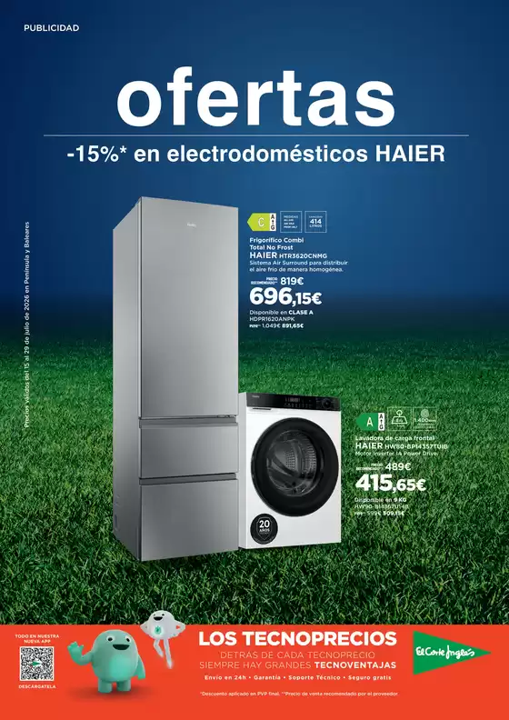 Catálogo El Corte Inglés | Los Tecnoprecios | 2026-07-15T00:00:00.000Z - 2026-07-29T00:00:00.000Z