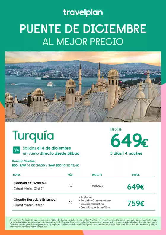 Catálogo Travelplan en Chiclana de la Frontera | Puente De Diciembre Al Mejor Precio | 2026-12-04T00:00:00.000Z - 2026-12-08T00:00:00.000Z