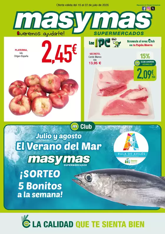 Catálogo Masymas en Mogán | Oferta válida del 16 al 22 de julio de 2026 | 2026-07-16T00:00:00.000Z - 2026-07-22T00:00:00.000Z