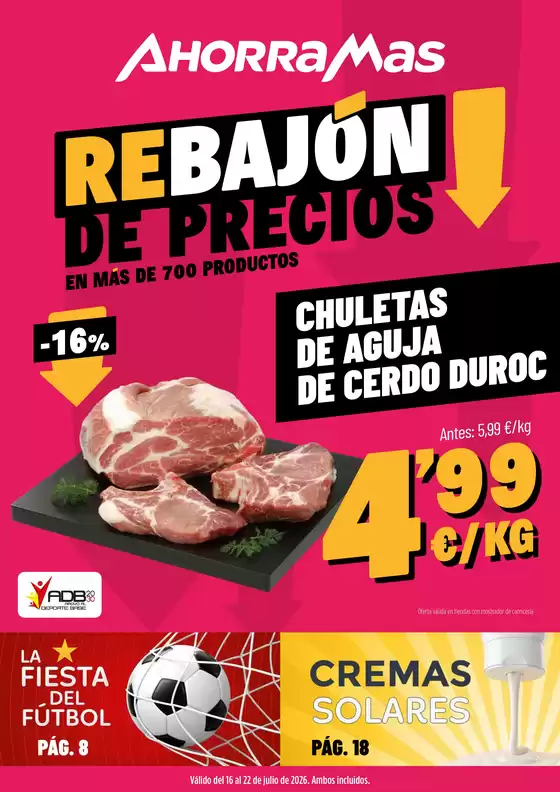 Catálogo Ahorramas en Mogán | Rebajón de Precios | 2026-07-16T00:00:00.000Z - 2026-07-22T00:00:00.000Z