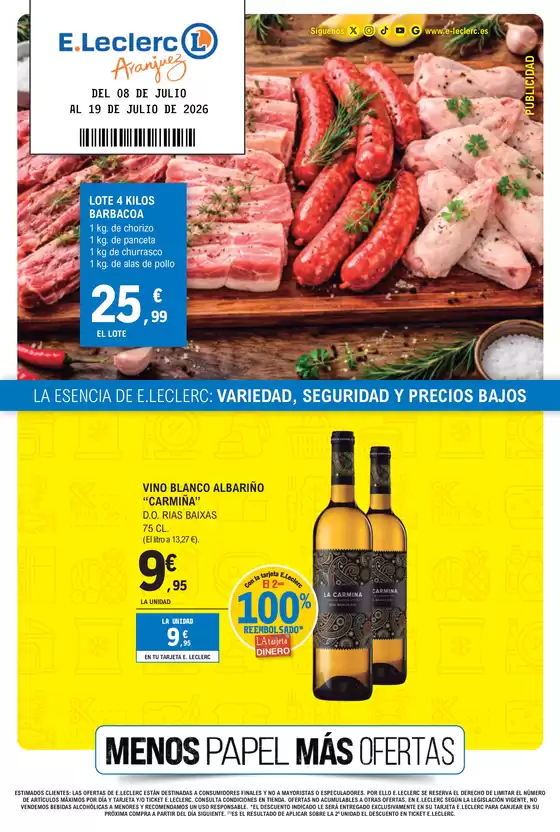Catálogo E.Leclerc | Hasta el 19 de julio de 2026 | 2026-07-16T00:00:00.000Z - 2026-07-19T00:00:00.000Z