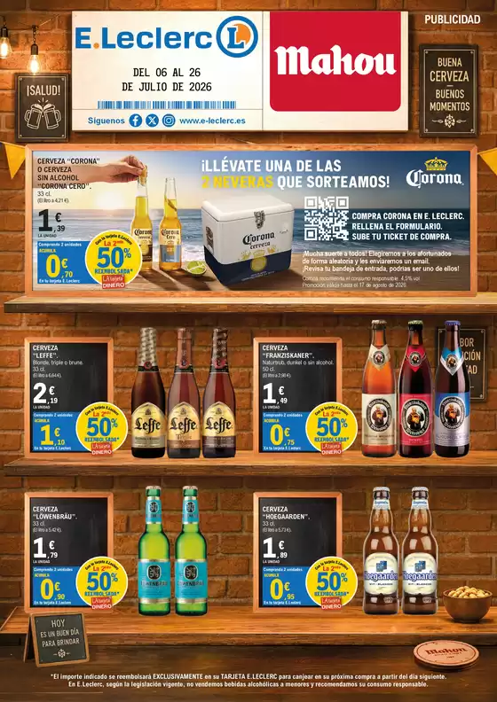 Catálogo E.Leclerc | Catálogo de ofertas | 2026-07-16T00:00:00.000Z - 2026-07-26T00:00:00.000Z
