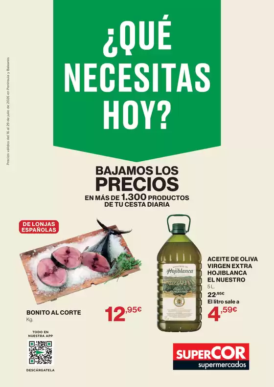 Catálogo Supercor | ¿Qué Necesitas Hoy? | 2026-07-16T00:00:00.000Z - 2026-07-29T00:00:00.000Z