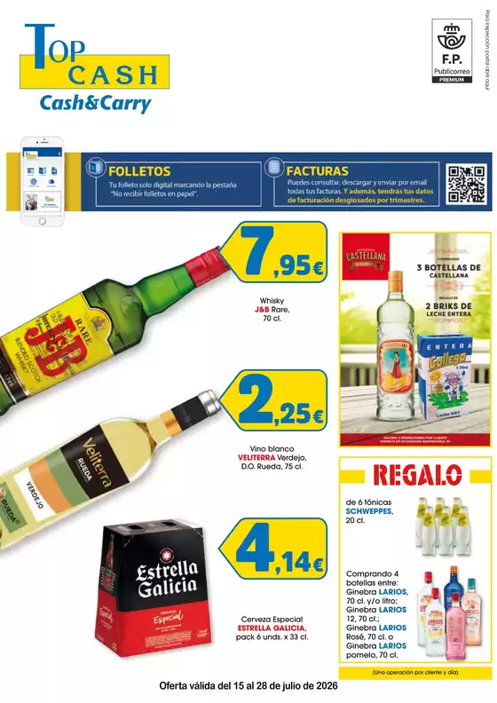 Catálogo Top Cash en Telde | Oferta válida del 15 al 28 de julio de 2026 | 2026-07-16T00:00:00.000Z - 2026-07-28T00:00:00.000Z