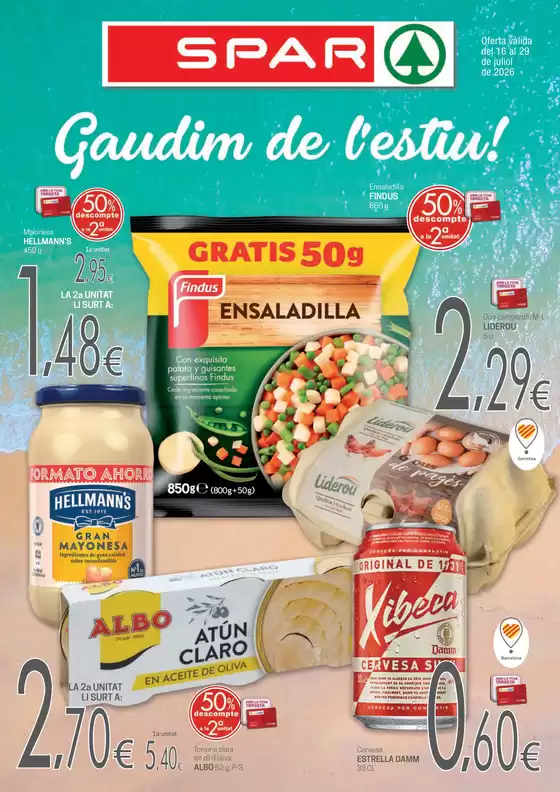 Catálogo Valvi Supermercats en Telde | Gaudim de l'estiu! | 2026-07-16T00:00:00.000Z - 2026-07-29T00:00:00.000Z