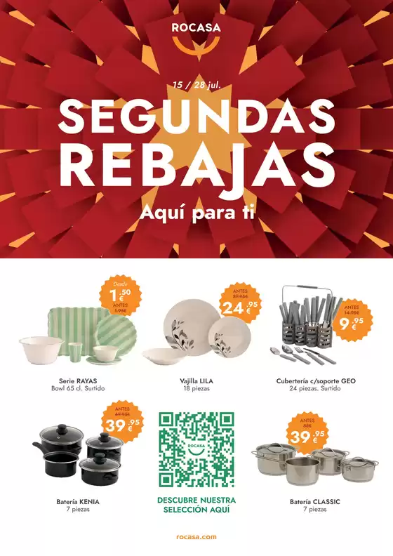 Catálogo Rocasa en Lleida | Segundas Rebajas | 2026-07-16T00:00:00.000Z - 2026-07-28T00:00:00.000Z