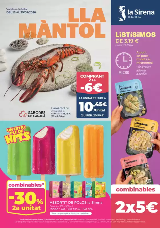 Catálogo La Sirena en Telde | Del 16 AL 29/07/2026 | 2026-07-16T00:00:00.000Z - 2026-07-29T00:00:00.000Z