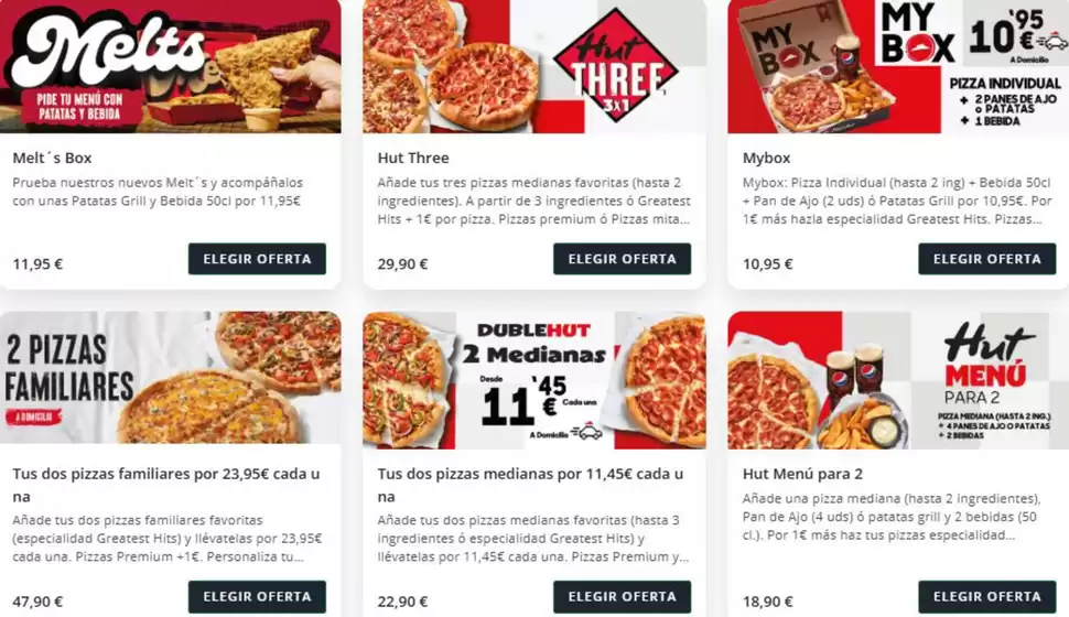 Catálogo Pizza Hut | Ofertas | 2026-07-16T00:00:00.000Z - 2026-07-29T00:00:00.000Z
