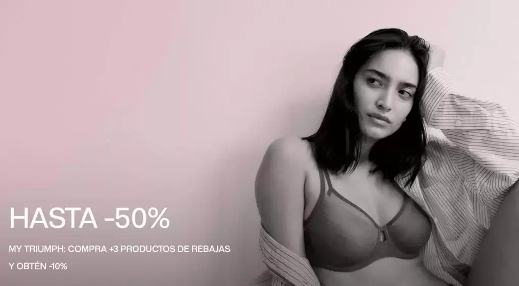 Catálogo Triumph | Hasta -50% | 2026-07-16T00:00:00.000Z - 2026-07-29T00:00:00.000Z