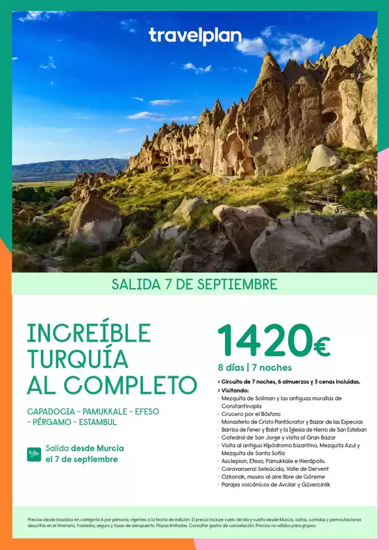 Catálogo Travelplan | Increíble Turquía Al Completo | 2026-09-07T00:00:00.000Z - 2026-09-07T00:00:00.000Z