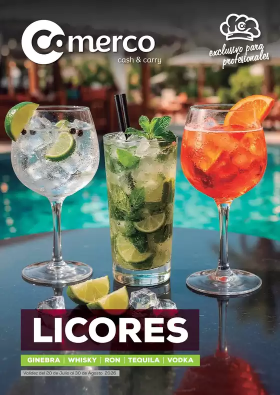 Catálogo Comerco Cash & Carry | Especial Licores Verano | 2026-07-20T00:00:00.000Z - 2026-08-30T00:00:00.000Z