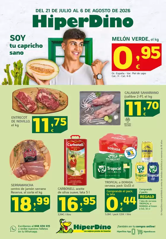 Catálogo HiperDino en Cunit | Ofertas desde el 21 de julio | 2026-07-21T00:00:00.000Z - 2026-08-06T00:00:00.000Z
