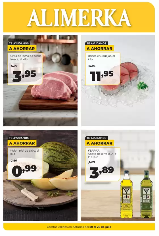 Catálogo Alimerka | Semanal del 20 al 26 de julio Asturias | 2026-07-20T00:00:00.000Z - 2026-07-26T00:00:00.000Z