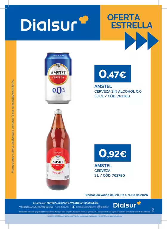 Catálogo Dialsur Cash & Carry | Oferta Estrella | 2026-07-20T00:00:00.000Z - 2026-08-09T00:00:00.000Z
