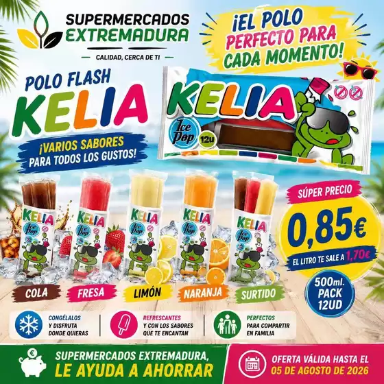 Catálogo Supermercados Extremadura | ¡El Polo Perfecto Para Cada Momento! | 2026-07-20T00:00:00.000Z - 2026-08-05T00:00:00.000Z