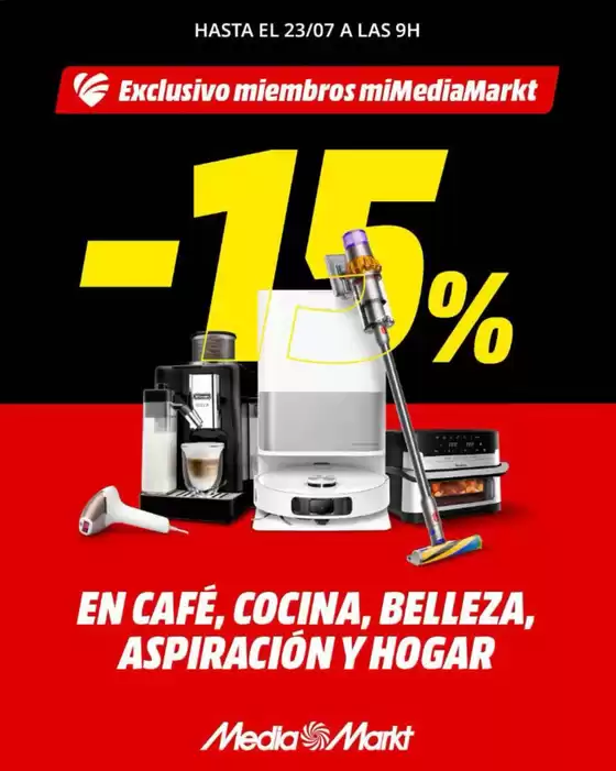 Catálogo MediaMarkt | -15% | 2026-07-20T00:00:00.000Z - 2026-07-23T00:00:00.000Z